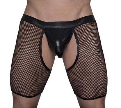Tartarus  Men's Mini Fishnet Chaps