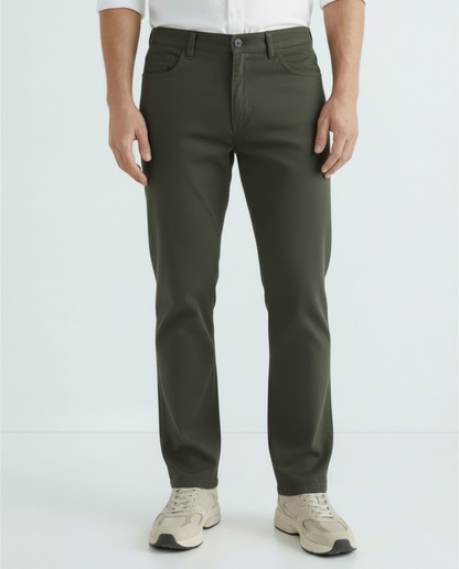 T.R. Premium Herren-Satin-Twill-5-Pocket-Hose