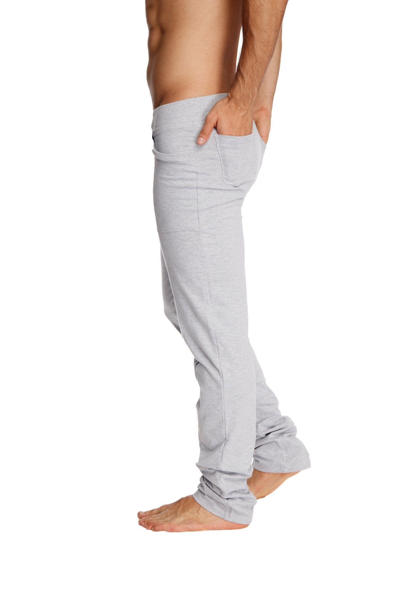 Light gray heather grey tactical urban at home dress pant yoga pant in soft fabric with relaxed fit and rolled cuffs