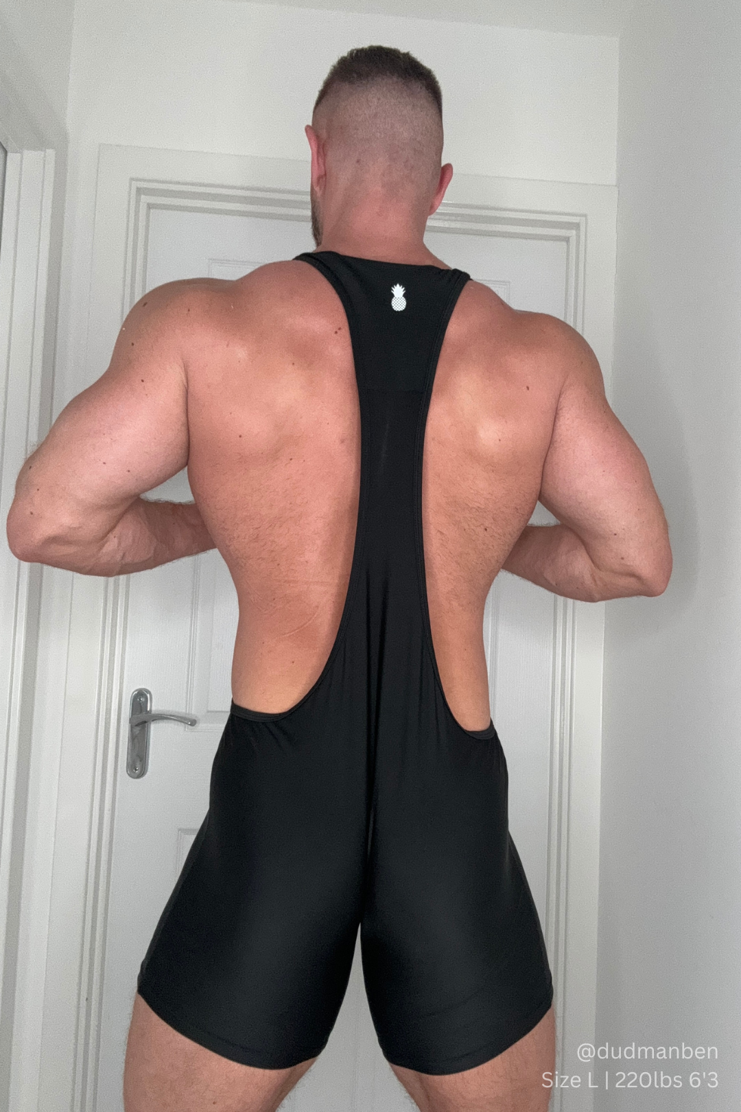 JJ Malibu Men's Men's Athletic Wrestling Singlet Bodysuit  - Obsidian