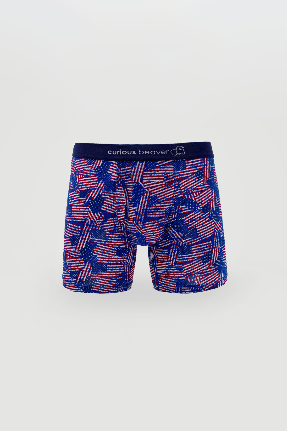 Curious Beaver Men's Boxer Briefs - USA Flag