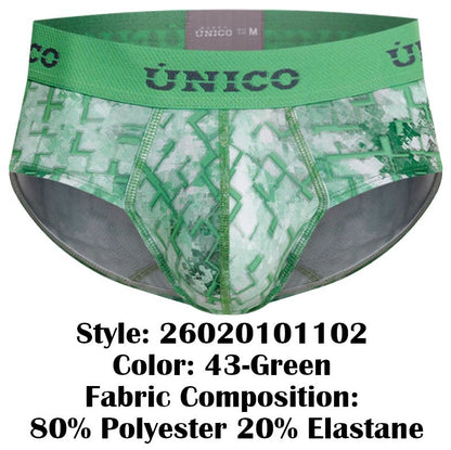 Unico 26020101102 Slip Piramide Couleur 43-Vert