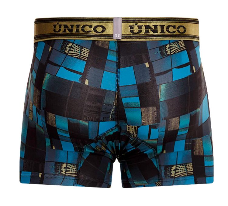 Unico 24010100104 Boxer Esquema Couleur 46-Bleu