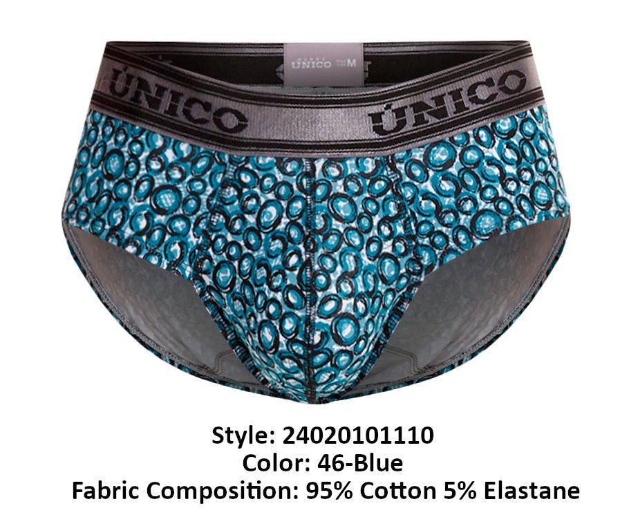 Unico 24020101110 Slip Redondel Couleur 46-Bleu