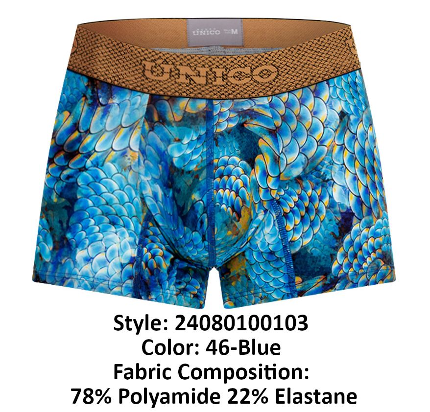 Unico 24080100103 Ondoso Trunks Farbe 46-Blau