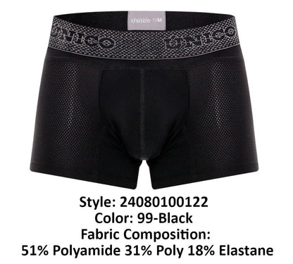 Unico 24080100122 Boxer Ardid Couleur 99-Noir