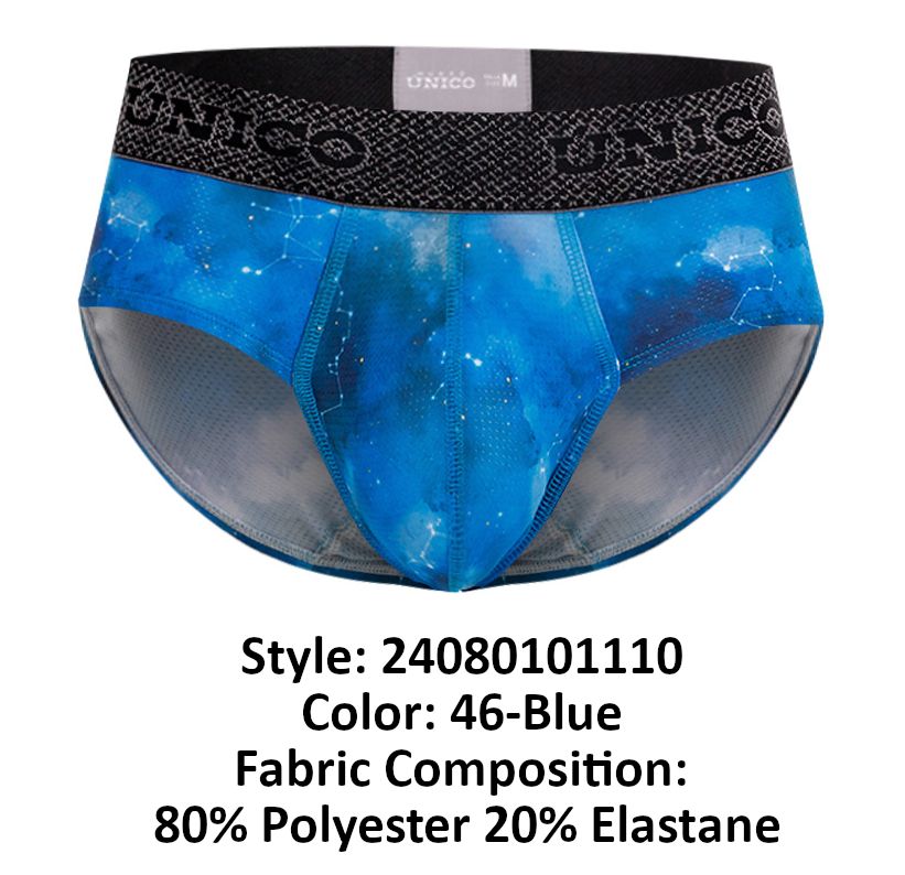 Unico 24080101110 Infinito Slip, Farbe 46-Blau