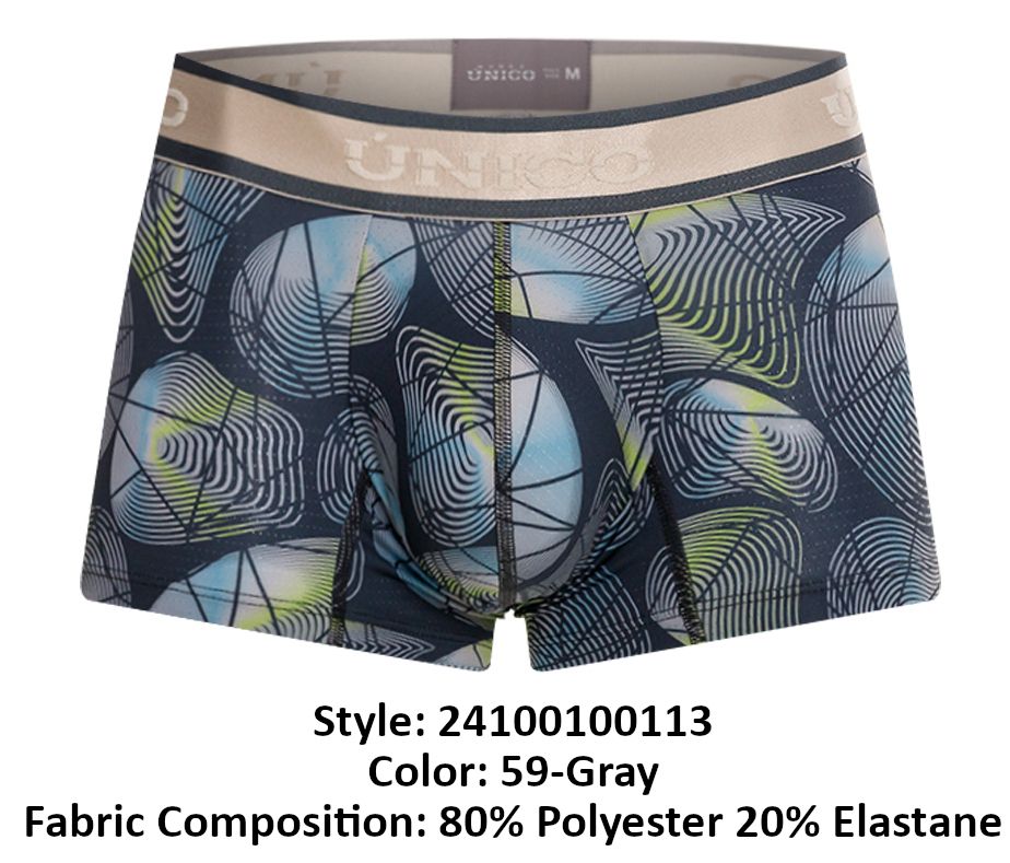 Unico 24100100113 Resplandecer Trunks Color 59-Gray