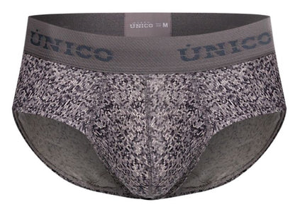 Unico 26020101114 Suede Briefs Color 59-Gray