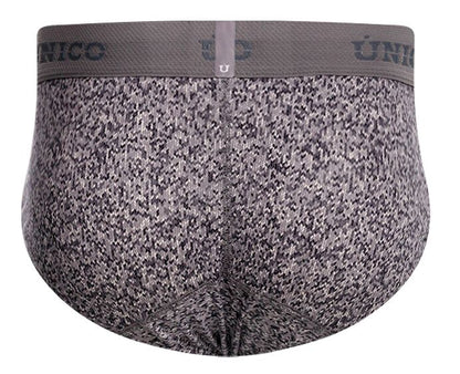 Unico 26020101114 Suede Briefs Color 59-Gray