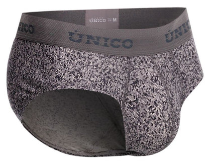 Unico 26020101114 Suede Briefs Color 59-Gray
