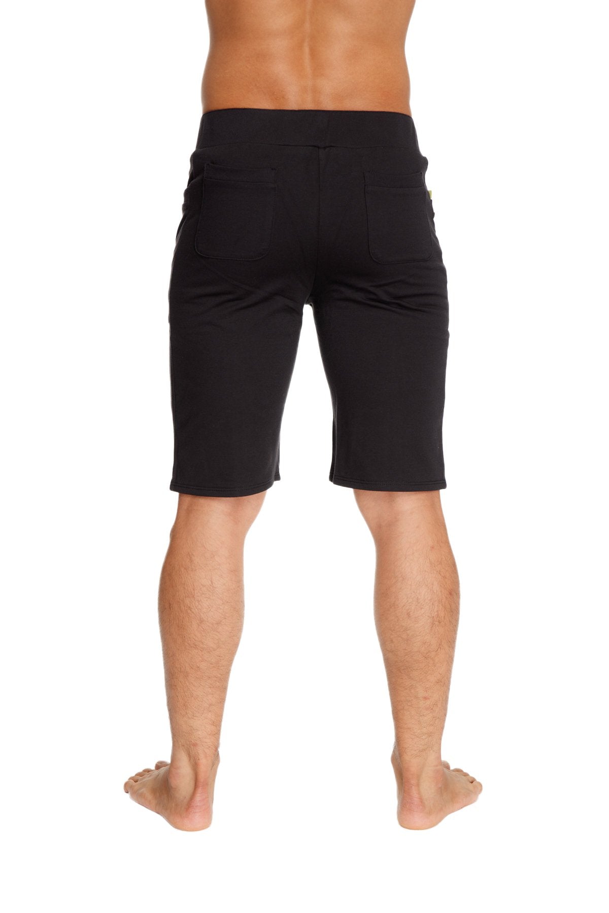 Urban tactical at home dress shorts in black with sleek modern design and subtle stitching details