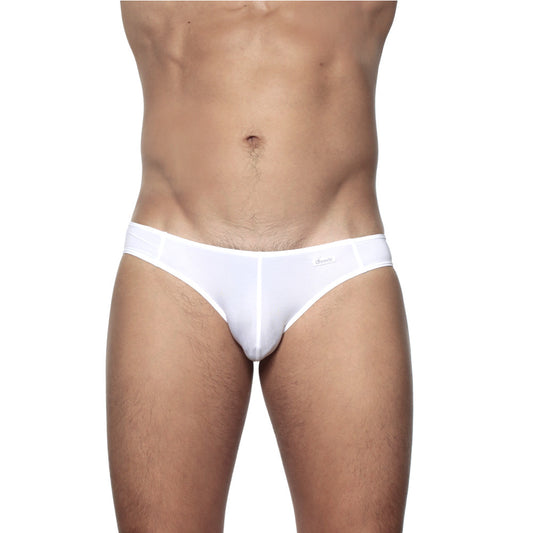 White groovin underwear athletic v cut bikini briefs with sleek minimalist design and subtle waistband branding