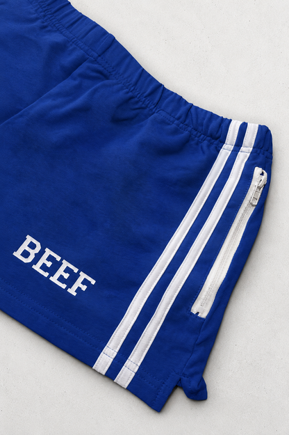 JJ Malibu Men's Varsity Boy Short Shorts - Bold Blue