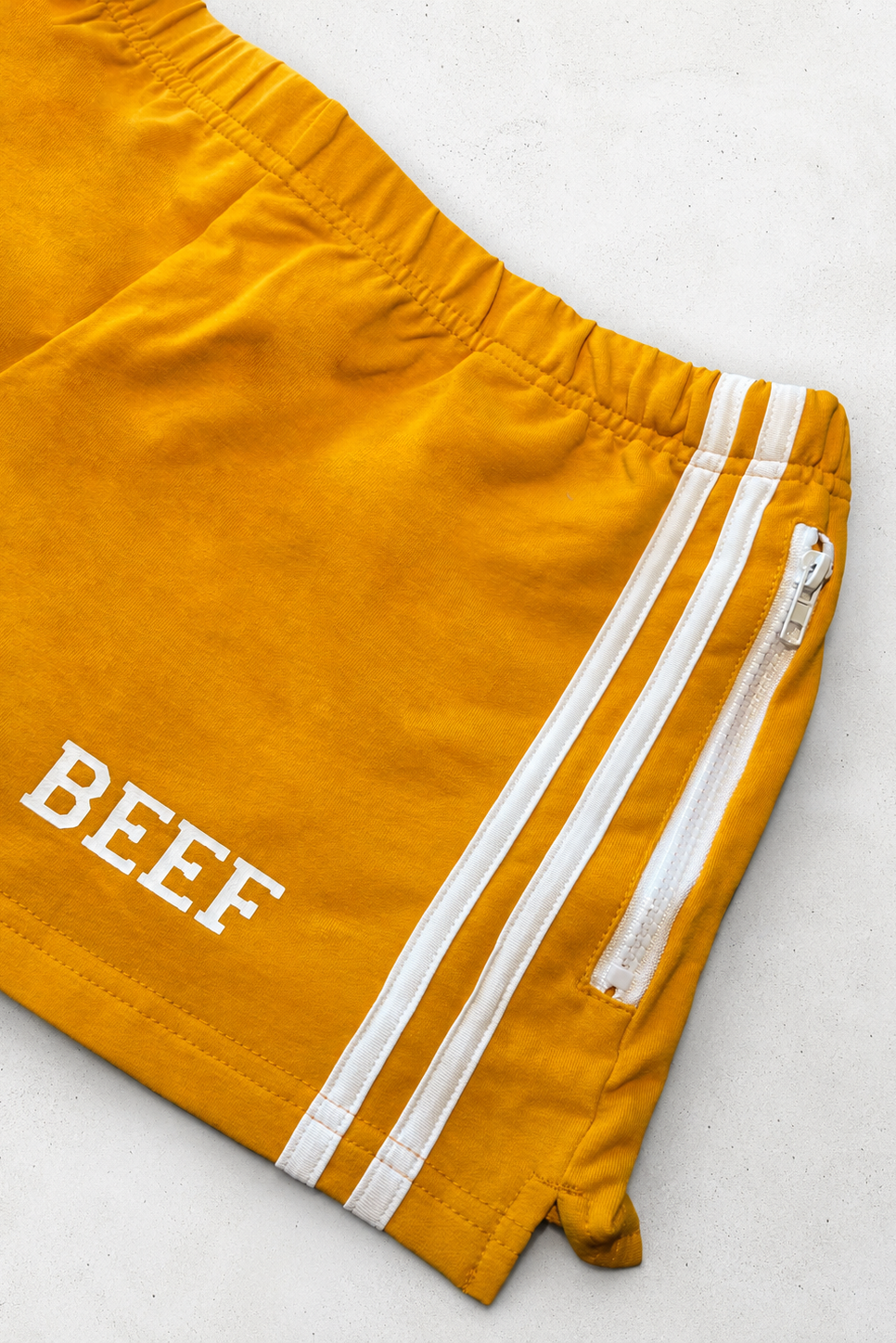 JJ Malibu Men's Varsity Boy Short Shorts - Tangerine Orange