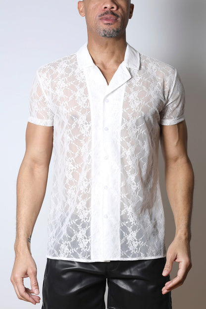 Timoteo Windsor Button Down Shirt - White