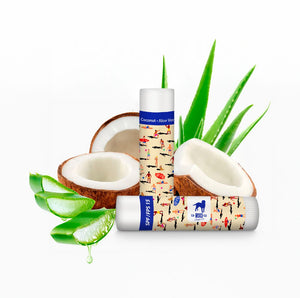 CA-RIO-CA COCONUT & ALOE VERA  BALM / SPF 15 - Lip Balm NEW