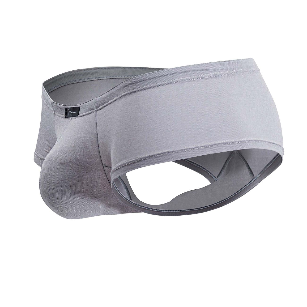 Xtremen 91219 microfiber gray men’s briefs with smooth stretchy fabric and contoured design