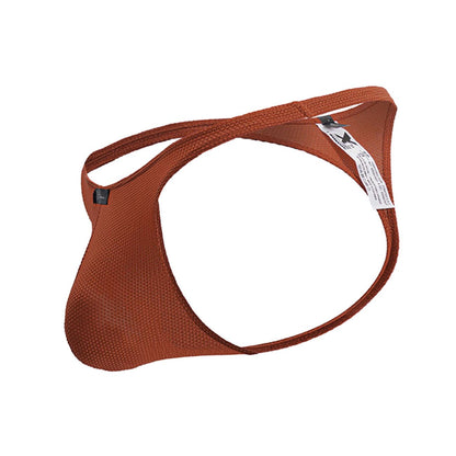 Xtremen 91223 microfiber thongs in rust-colored mesh with supportive contoured design and reinforced straps