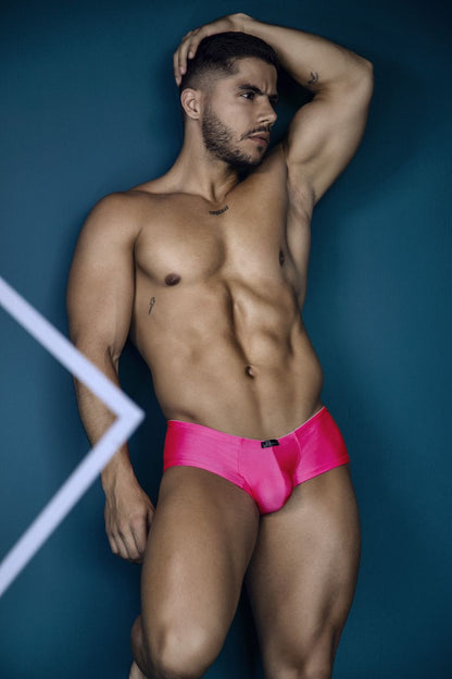 Boxer en microfibre Xtremen 91234 couleur fuchsia