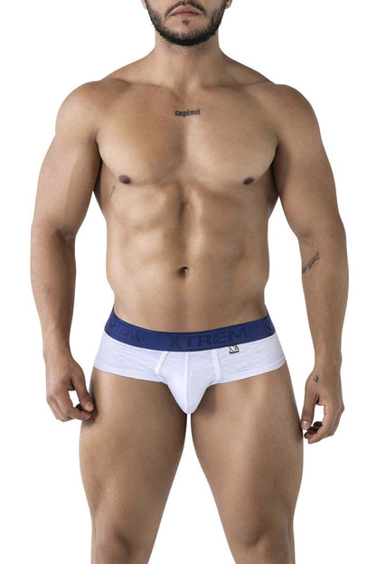 Slip en microfibre Xtremen 91242, couleur blanc