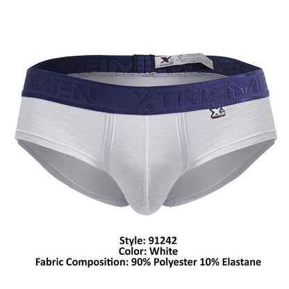 Slip en microfibre Xtremen 91242, couleur blanc