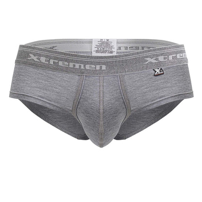 Slip en coton mélangé Xtremen 41315, couleur gris jaspe