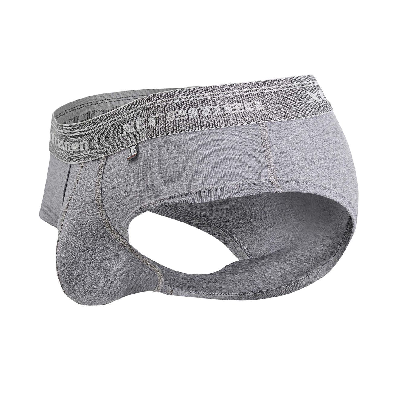 Slip en coton mélangé Xtremen 41315, couleur gris jaspe