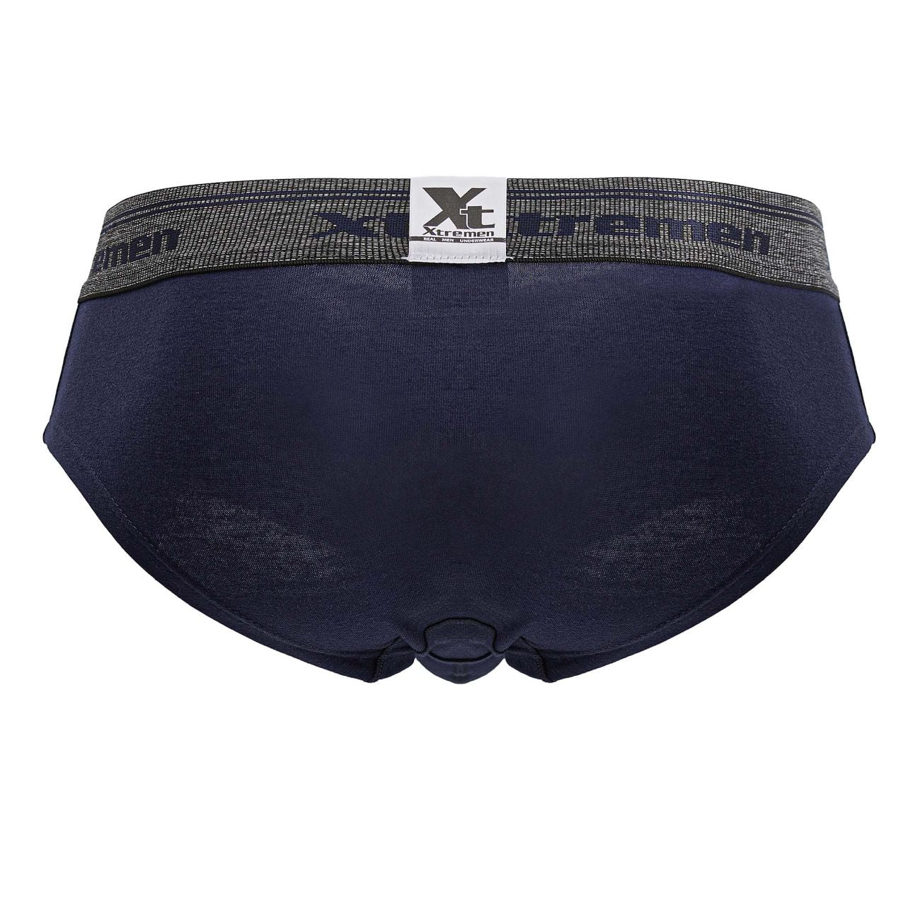 Slip en coton mélangé Xtremen 41315, couleur bleu marine