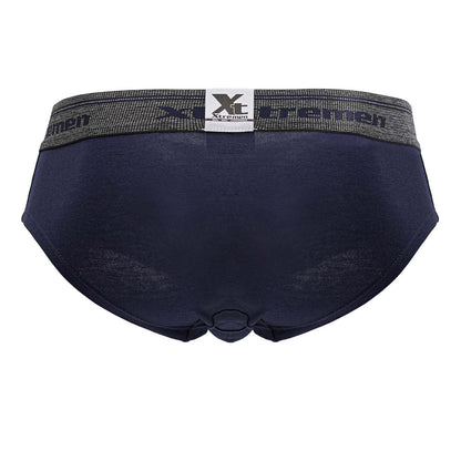 Slip en coton mélangé Xtremen 41315, couleur bleu marine