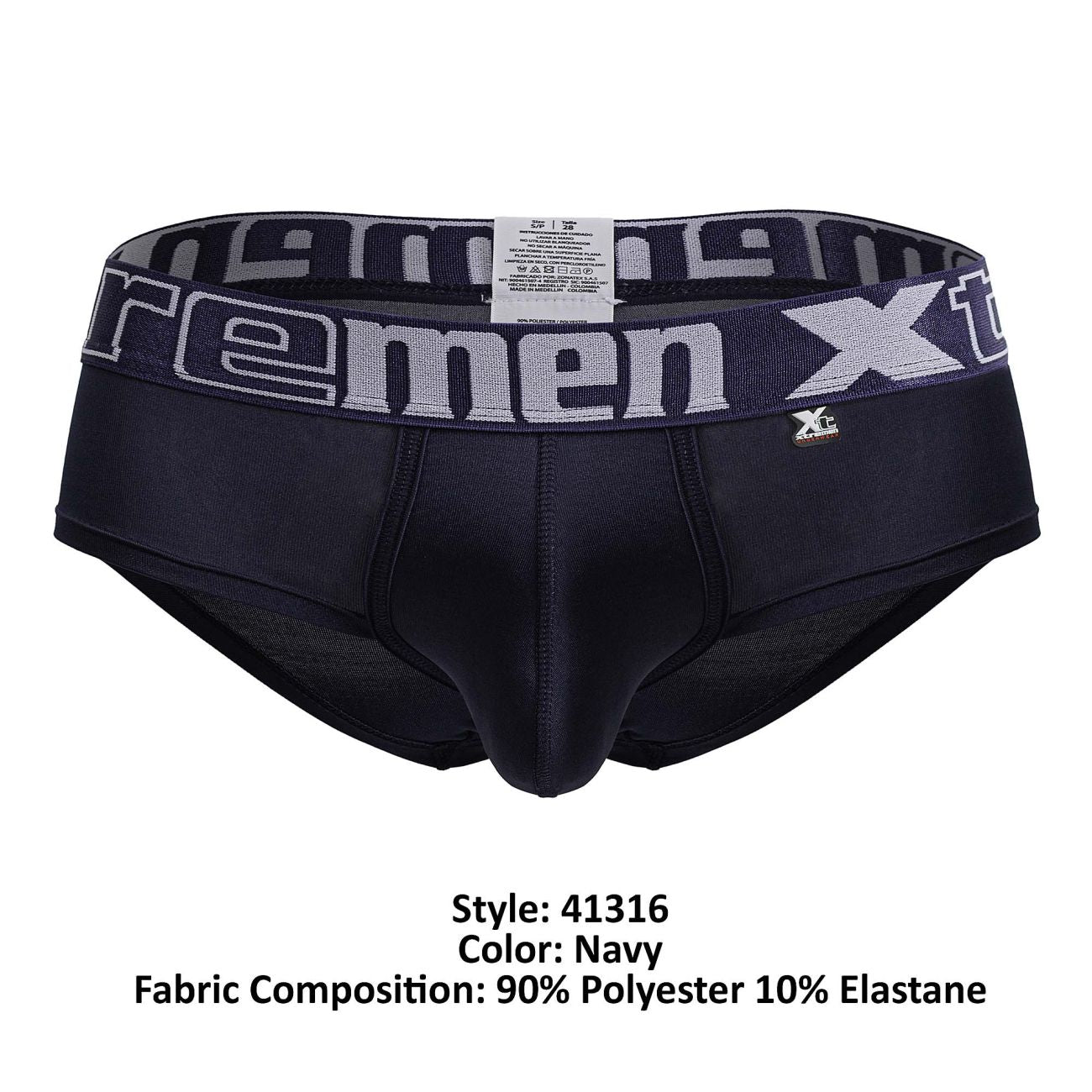 Xtremen 41316 Microfiber Briefs Color Navy