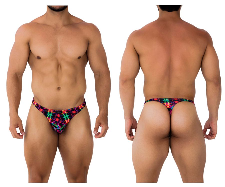 Xtremen 91171 Printed Thongs Color Bows