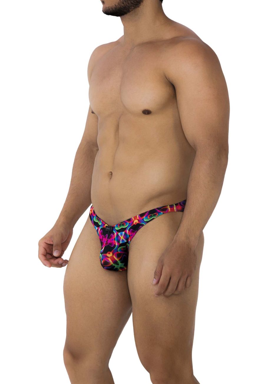 Bikini imprimé Xtremen 91172 avec nœuds colorés