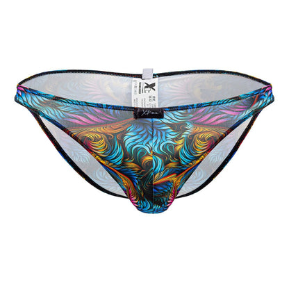 Xtremen 91172 Bedruckter Bikini mit farbigen Blättern