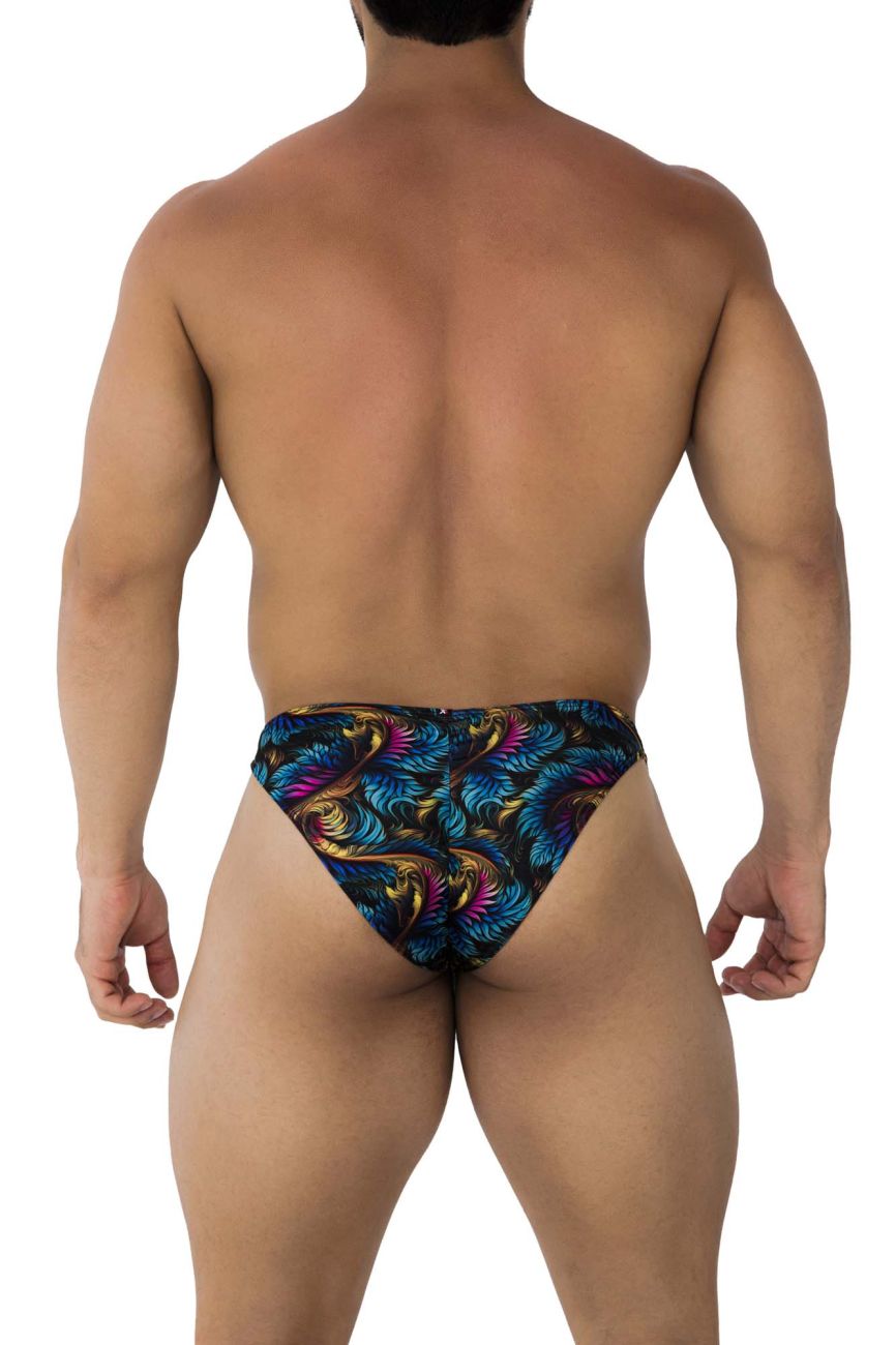 Xtremen 91172 Bedruckter Bikini mit farbigen Blättern