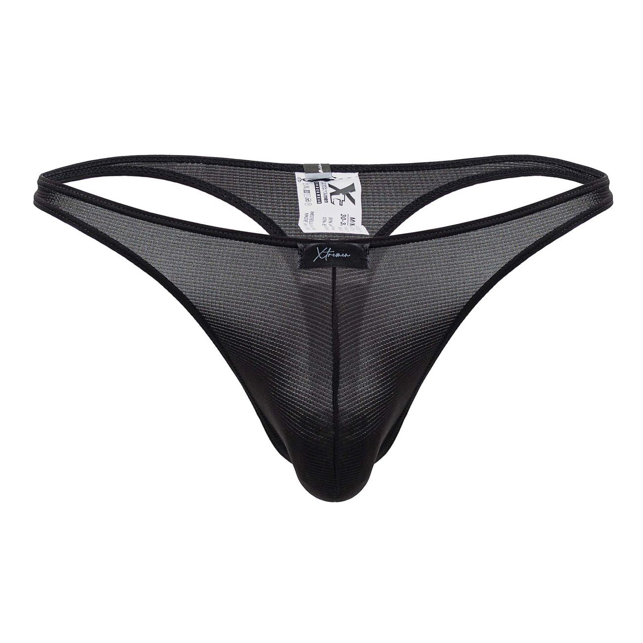 Xtremen 91176 Mikrofaser-Tangas Farbe Schwarz