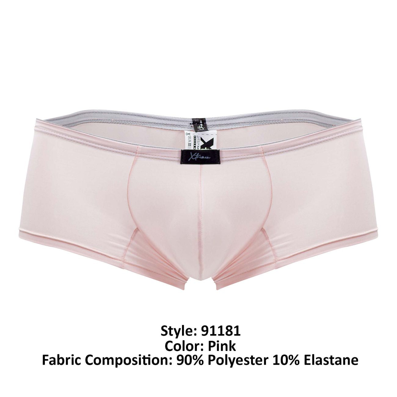 Boxer en microfibre Xtremen 91181 Couleur rose