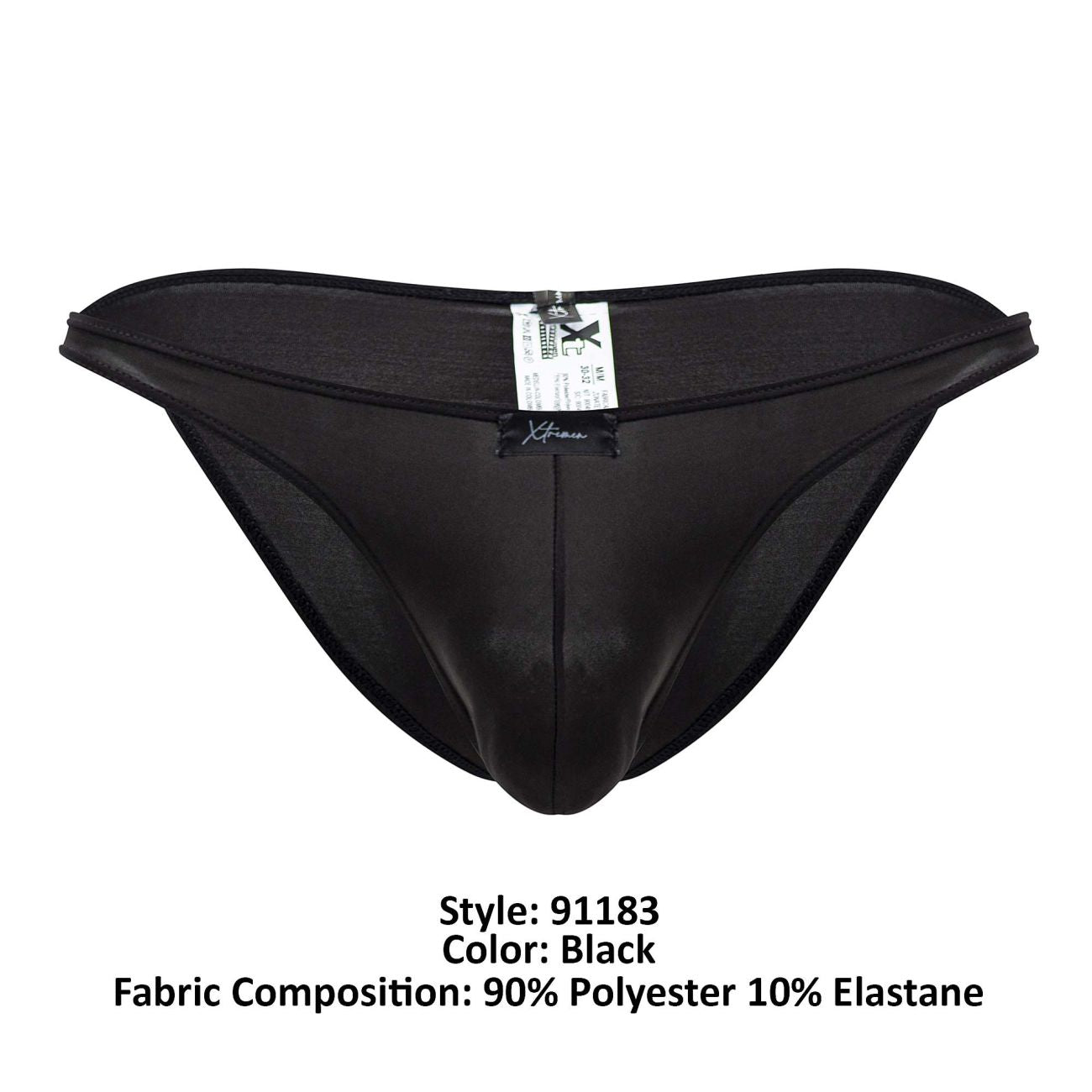 Xtremen 91183 Mikrofaser-Bikini, Farbe Schwarz