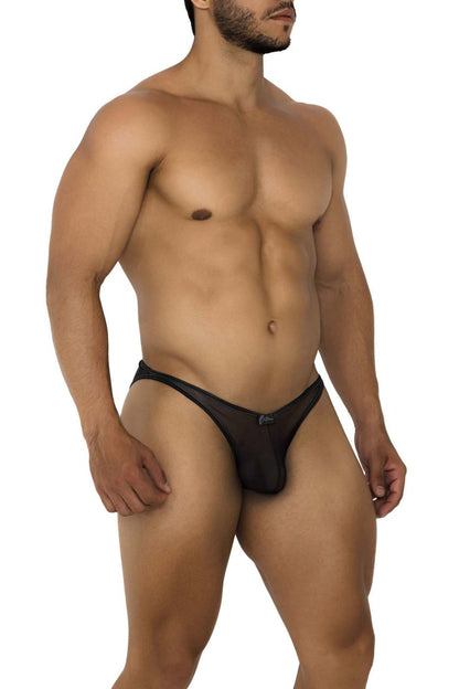 Xtremen 91187 Tüll Mesh Bikini Farbe Schwarz