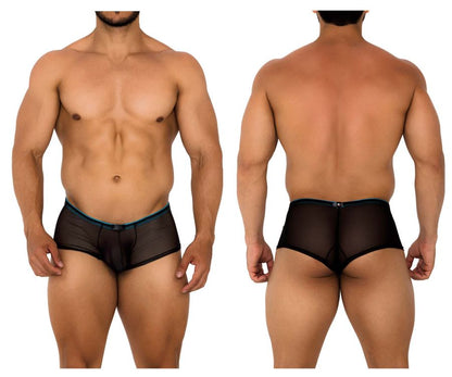 Xtremen 91188 Tüll-Netz-Badehose, Farbe Schwarz