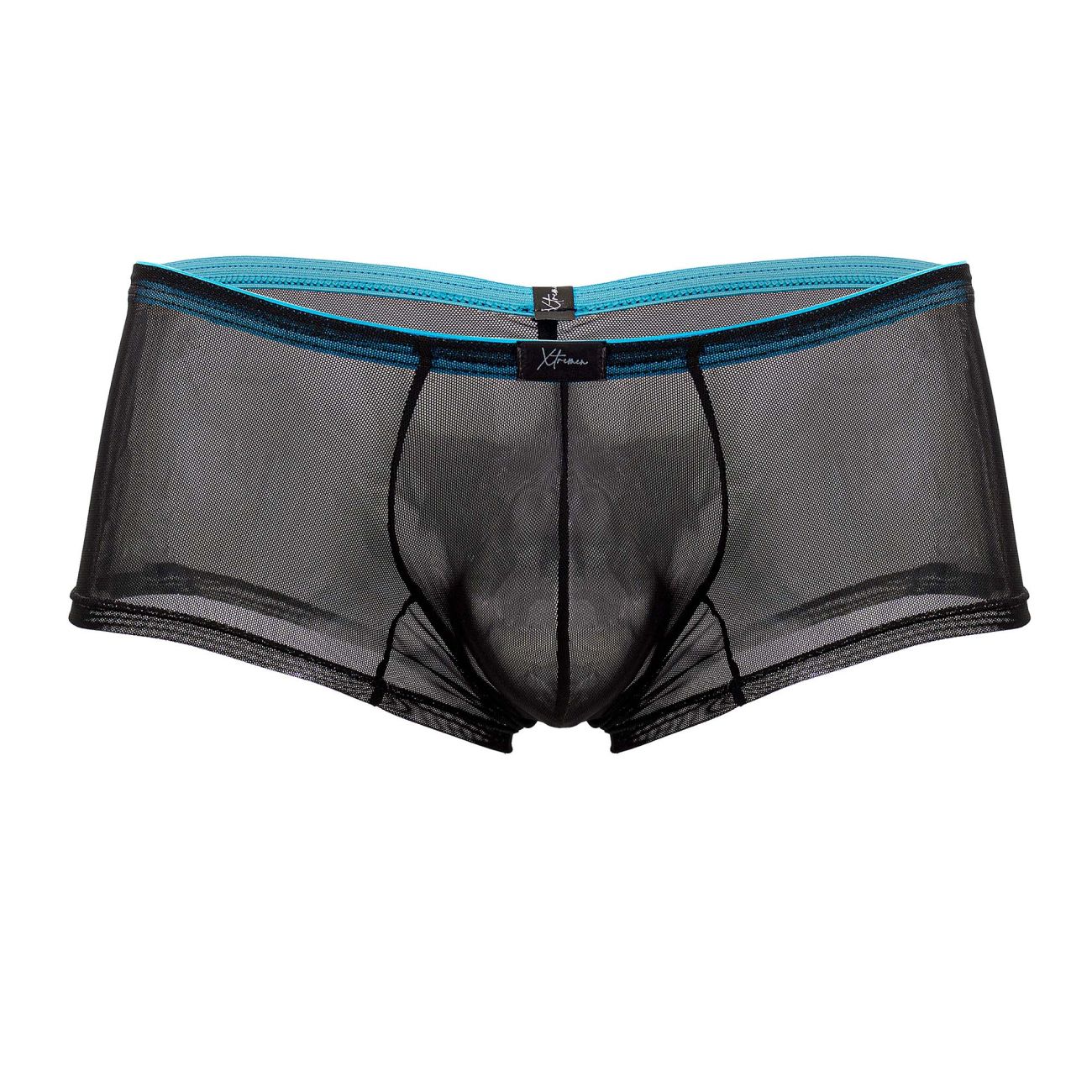 Xtremen 91188 Tüll-Netz-Badehose, Farbe Schwarz