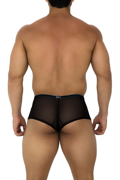 Xtremen 91188 Tüll-Netz-Badehose, Farbe Schwarz