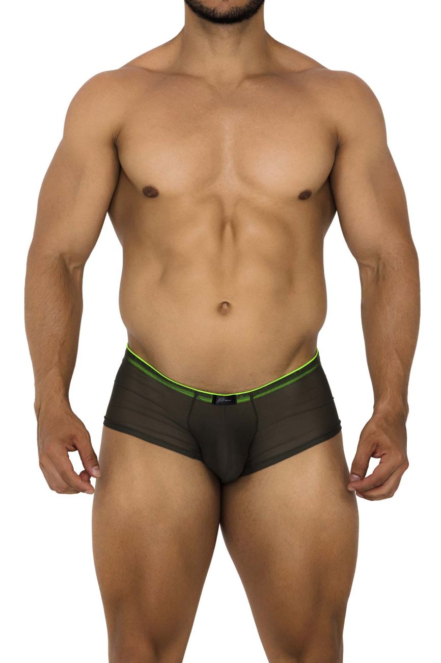 Boxer en tulle Xtremen 91188 Couleur Vert