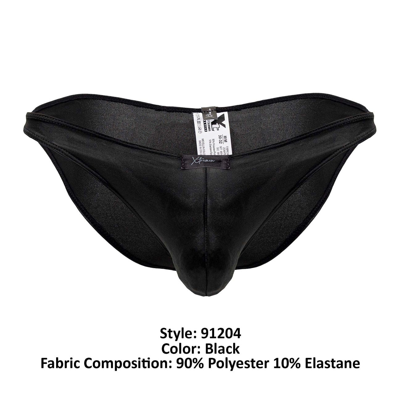 Xtremen 91204 Mikrofaser-Bikini, Farbe Schwarz