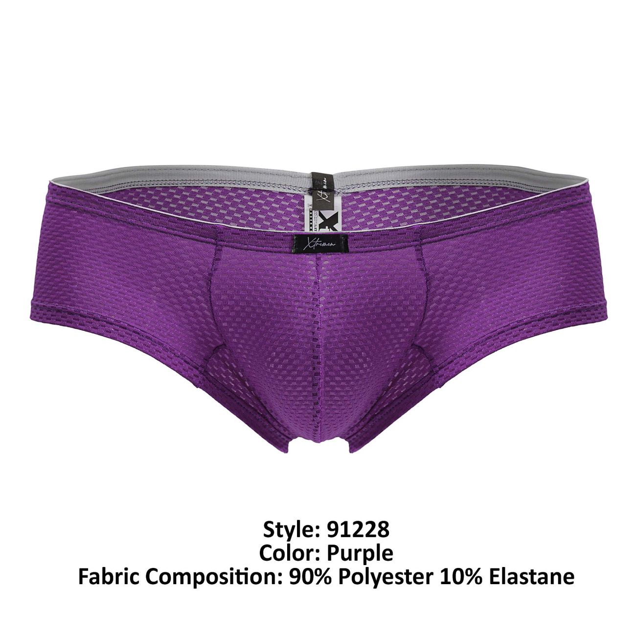 Boxer en microfibre Xtremen 91228, couleur violet
