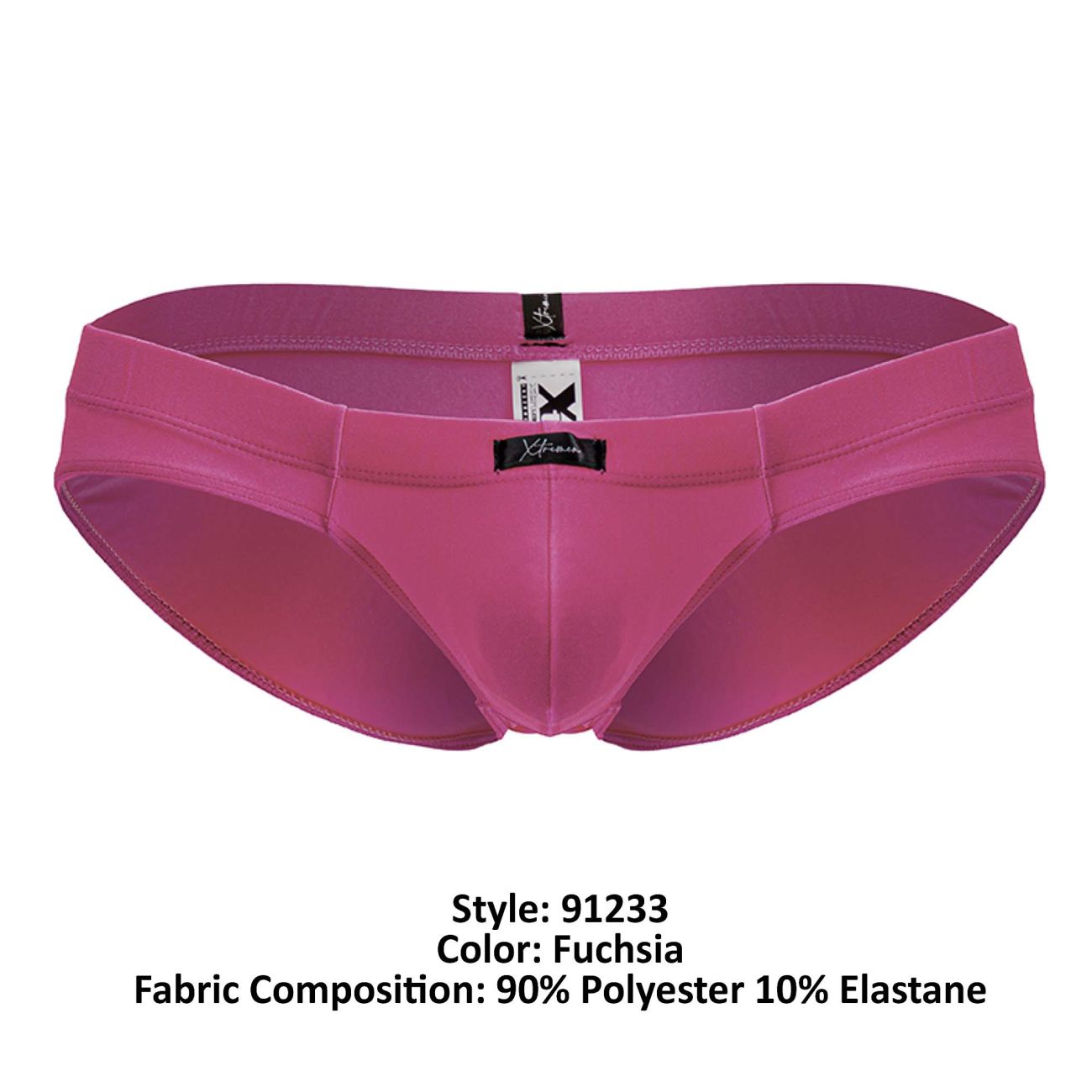 Slip en microfibre Xtremen 91233 Couleur Fuchsia