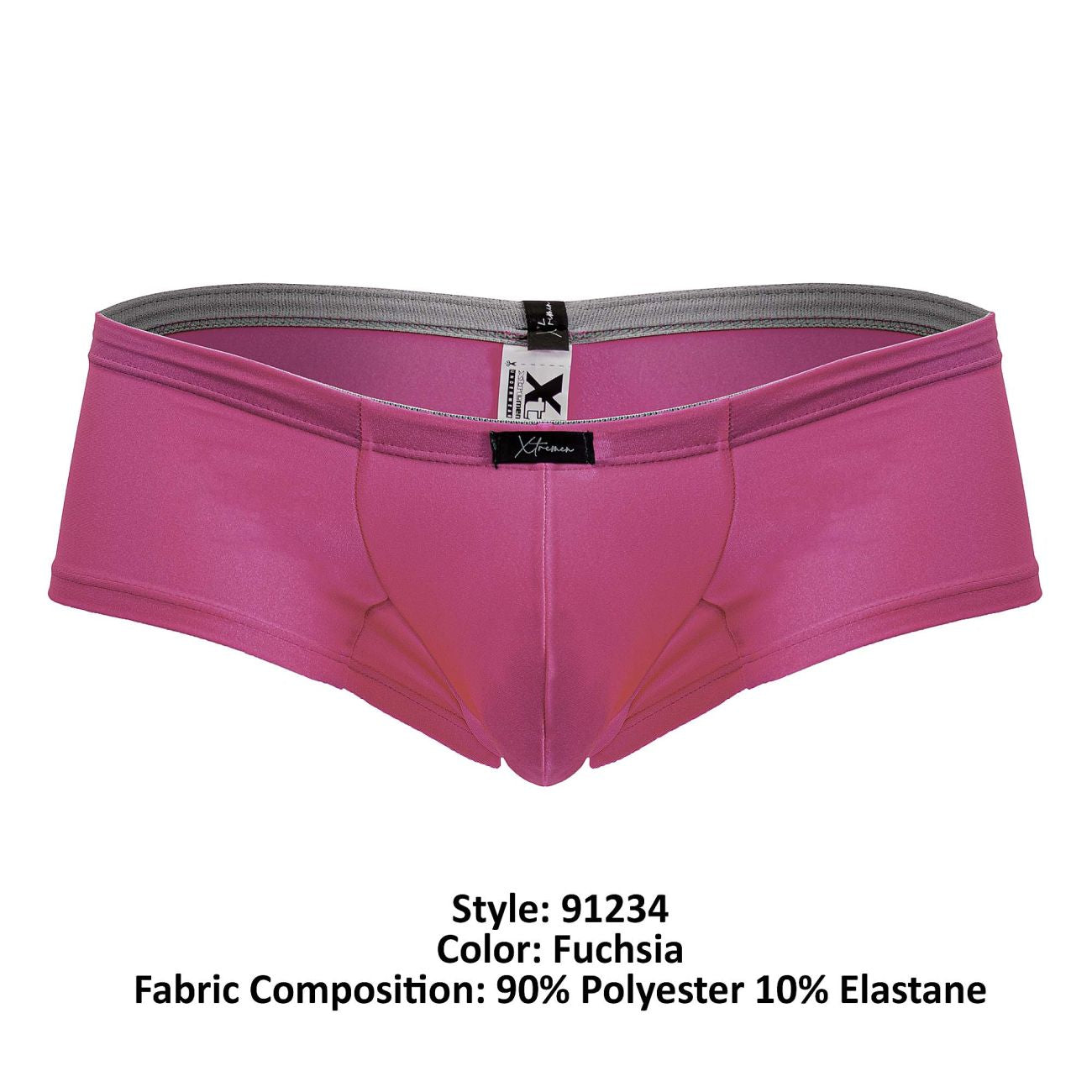 Boxer en microfibre Xtremen 91234 couleur fuchsia