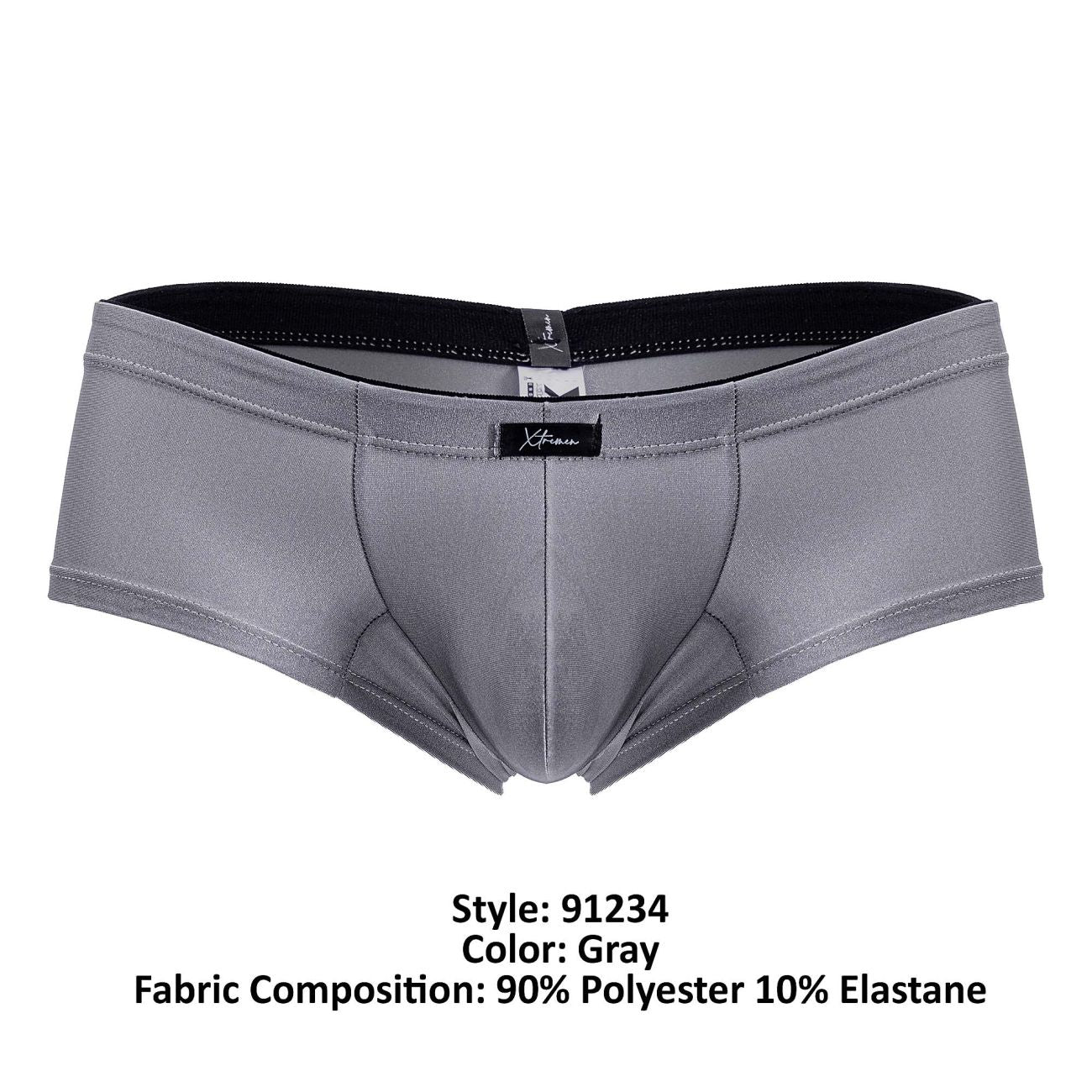 Boxer en microfibre Xtremen 91234, couleur gris