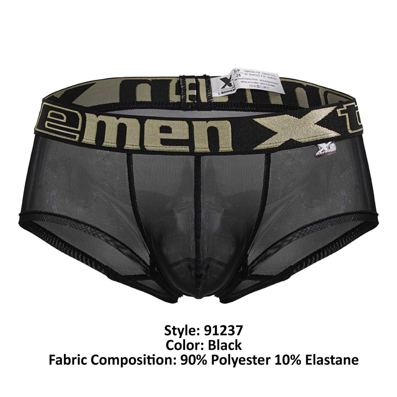 Boxer en microfibre Xtremen 91237, couleur noir