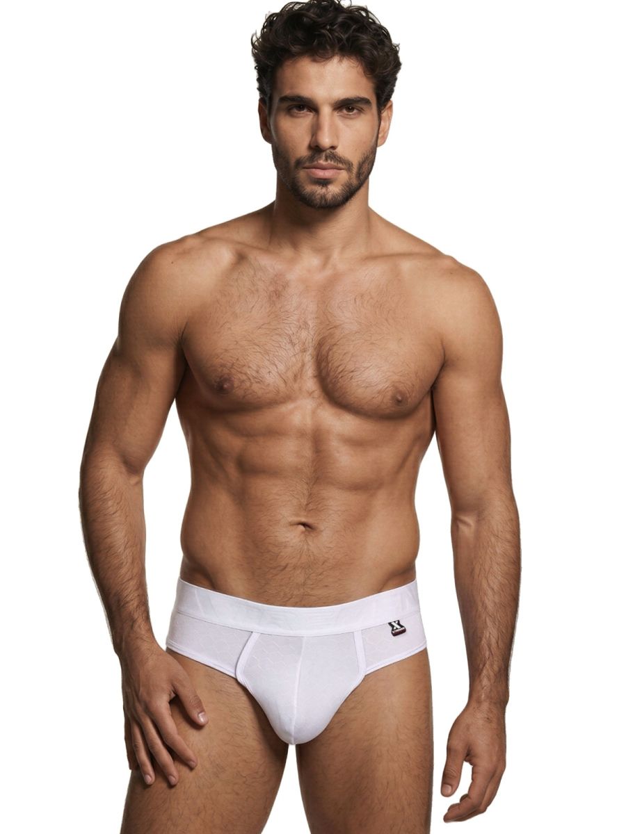 Xtremen 91257 Caleçons Homme String Confort Microfibre Lisse Couleur Blanc